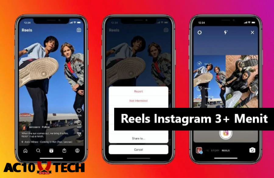 Cara Durasi Reels Instagram 3 Menit 2026