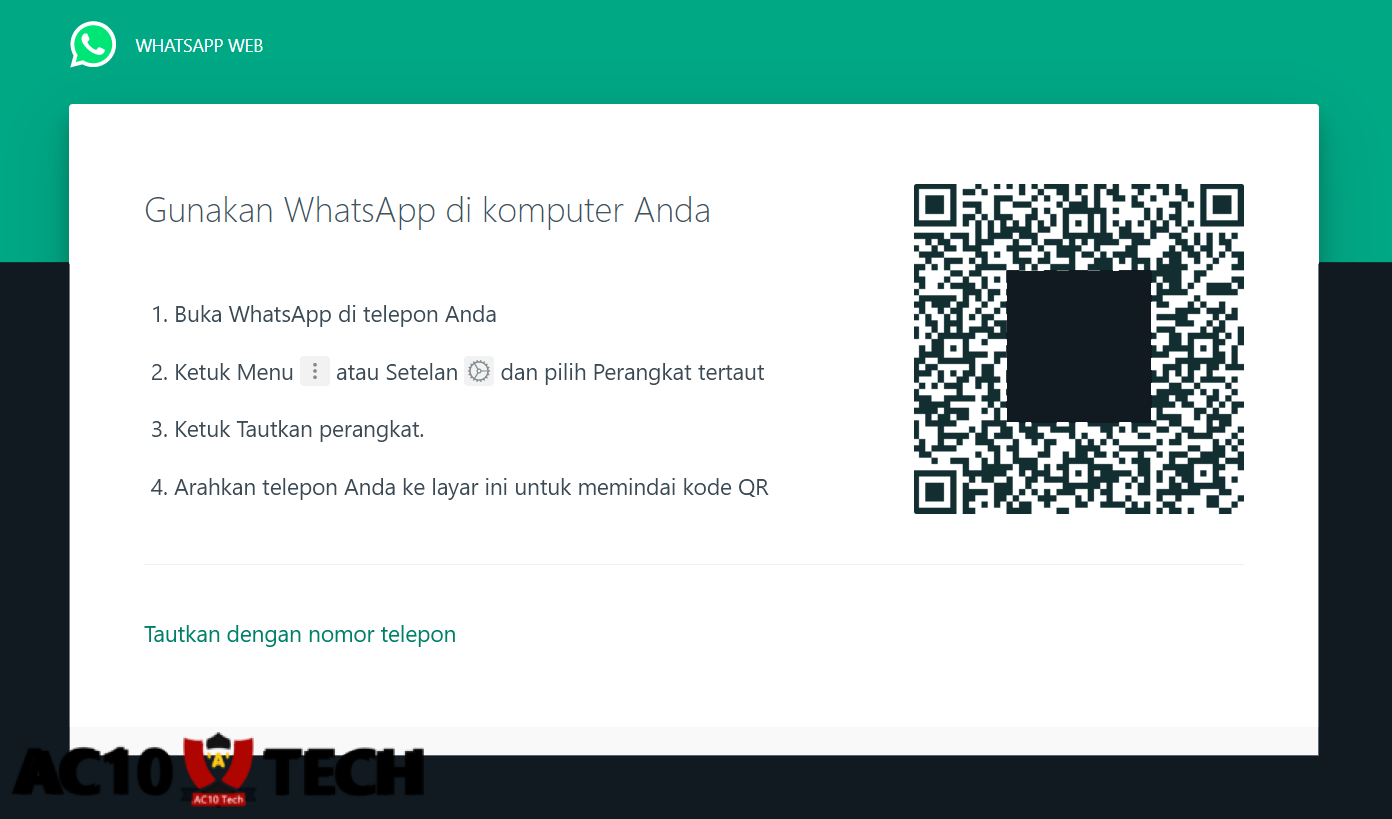 Cara Login WhatsApp WEB 2026 UPDATE 3 Cara Login WhatsApp WEB