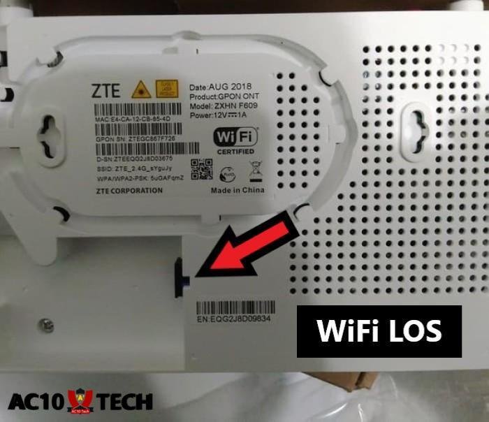 Cara Mengatasi WiFi LOS Merah IndiHome