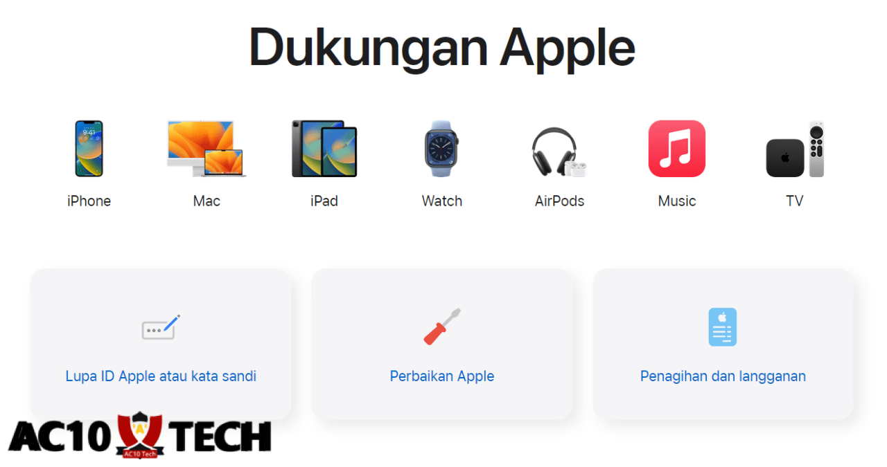 Cara Mengatasi iPhone Stuck Logo Tanpa ke Tukang Servis 6 Cara Mengatasi iPhone Stuck Logo dengan Menghubungi Dukungan Apple