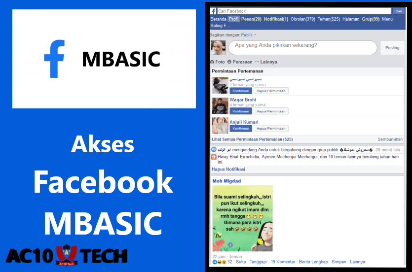 Cara Mengakses Mbasic FB 2026 [Mbasic SETTING]