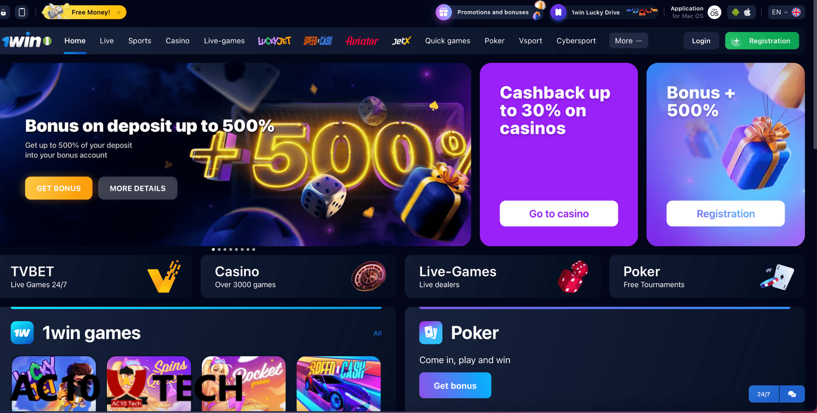 Bonuses and Promotions at 1Win