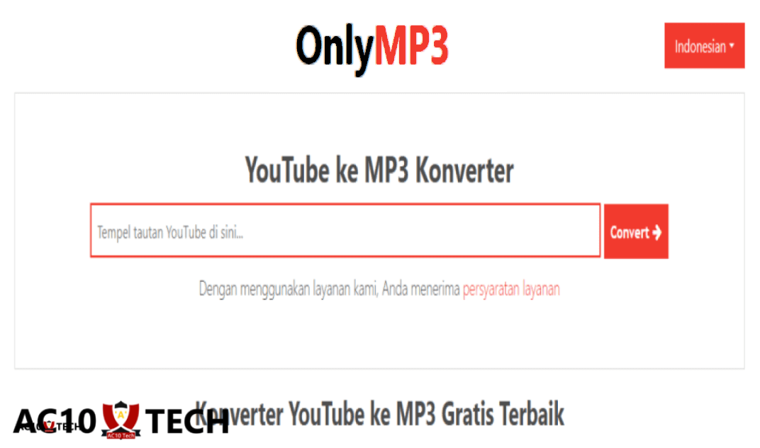 Cara Mengonversi YouTube ke MP3 di Mac dengan OnlyMP3