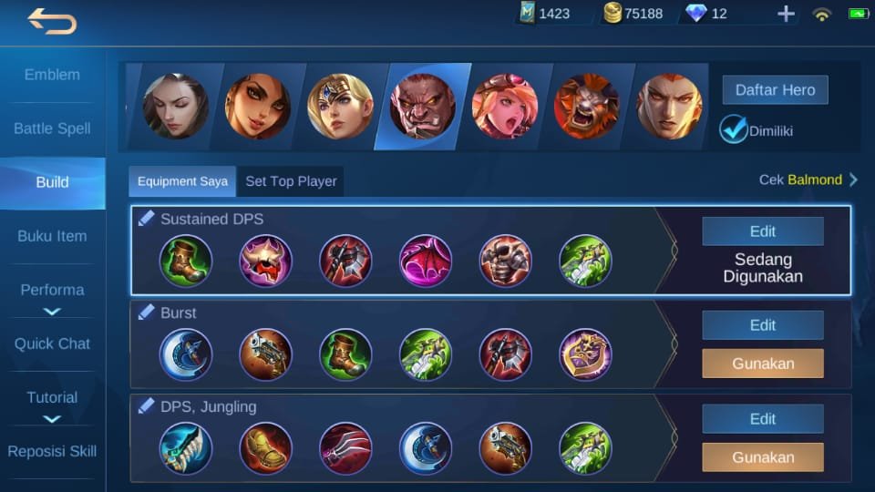 Build Balmond Tersakit 1X Hit Mati Terbaru 2025