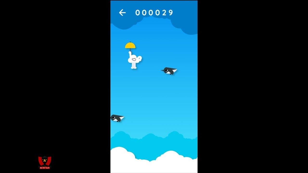 Main Game Awan Payung Google di Android Tanpa Koneksi Internet